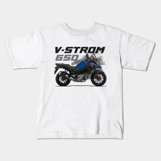 V-Strom 650 - Blue Kids T-Shirt